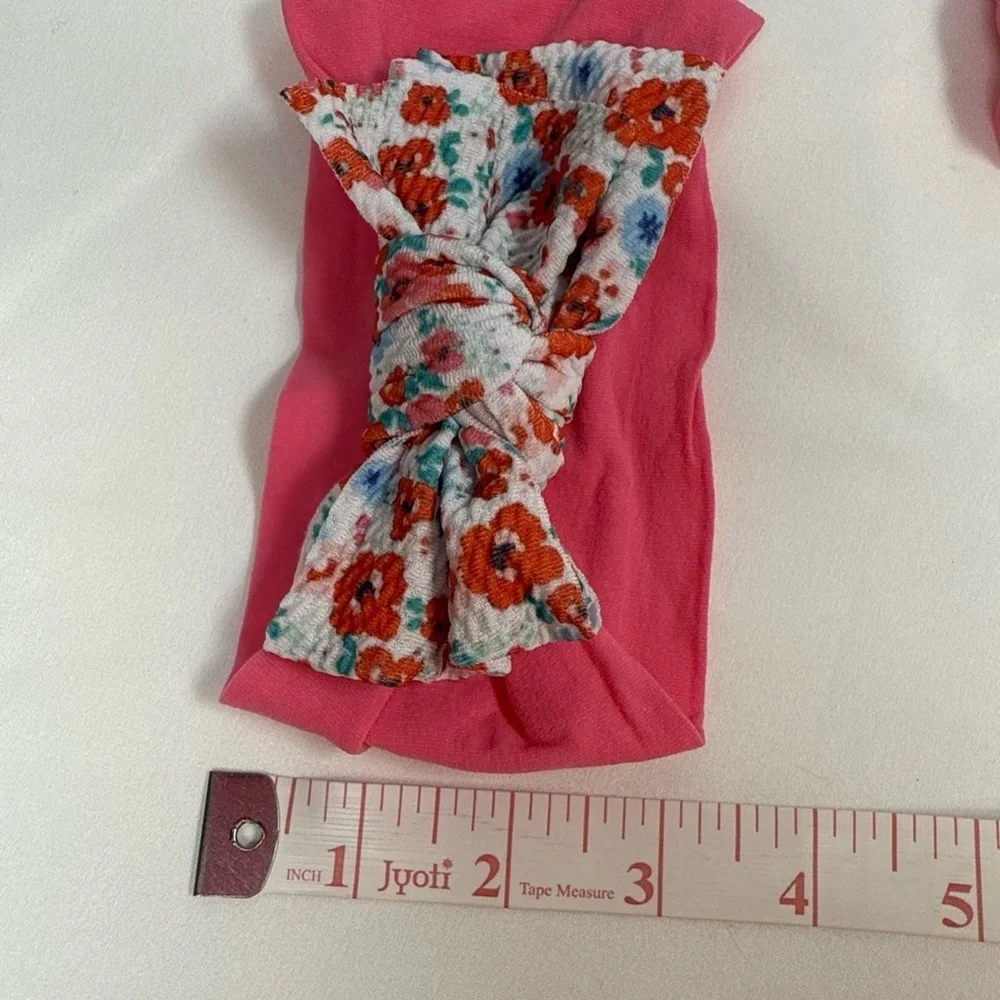 Floral Pink Baby Headbands